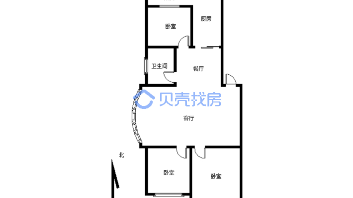 松秀园3-2-1-1 98.51m²-户型图