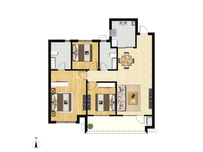 和达·朗园--建面 106m²