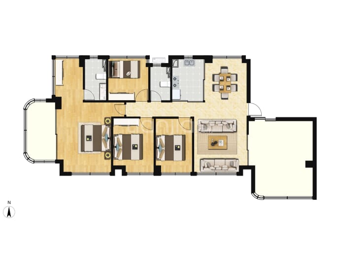 招商林屿境--建面 125m²