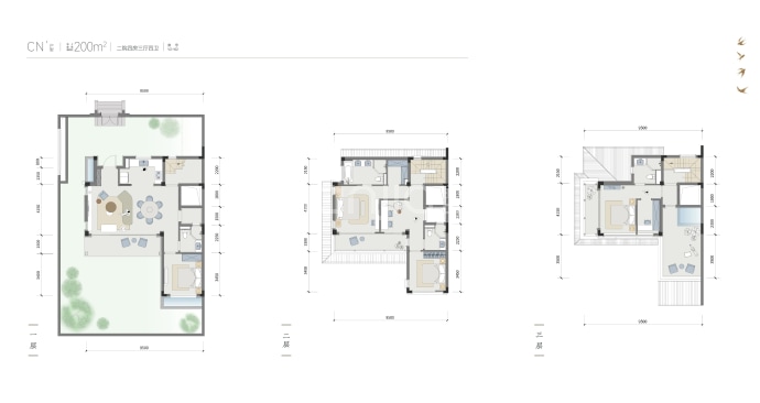 桃李半岛--建面 200m²