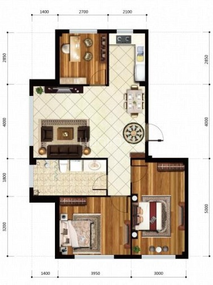 学子园--建面 103.4m²