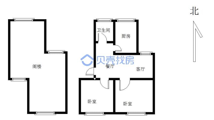 经典户型 楼层好 采光好 生活便利-户型图