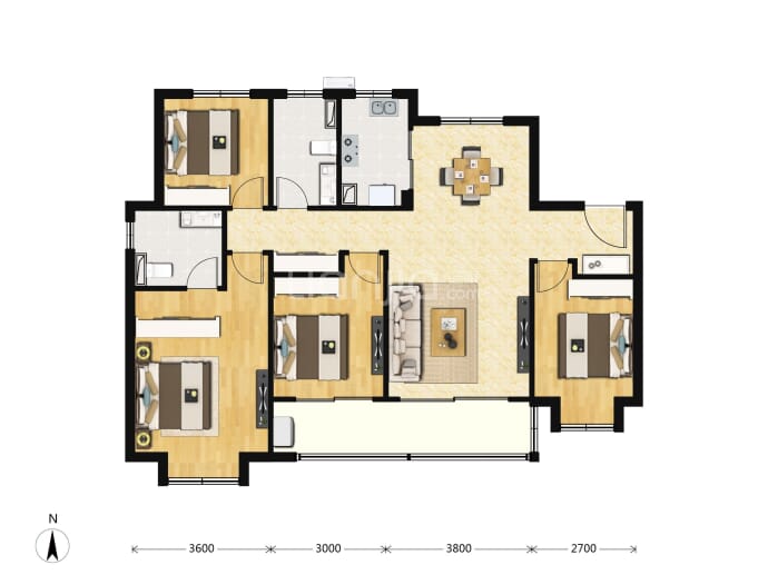 明玥春汀--建面 129m²