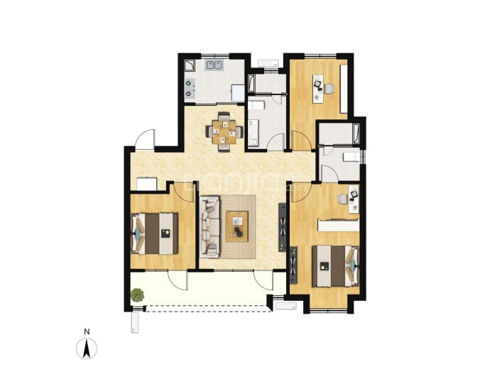 禹洲悦府--建面 119m²