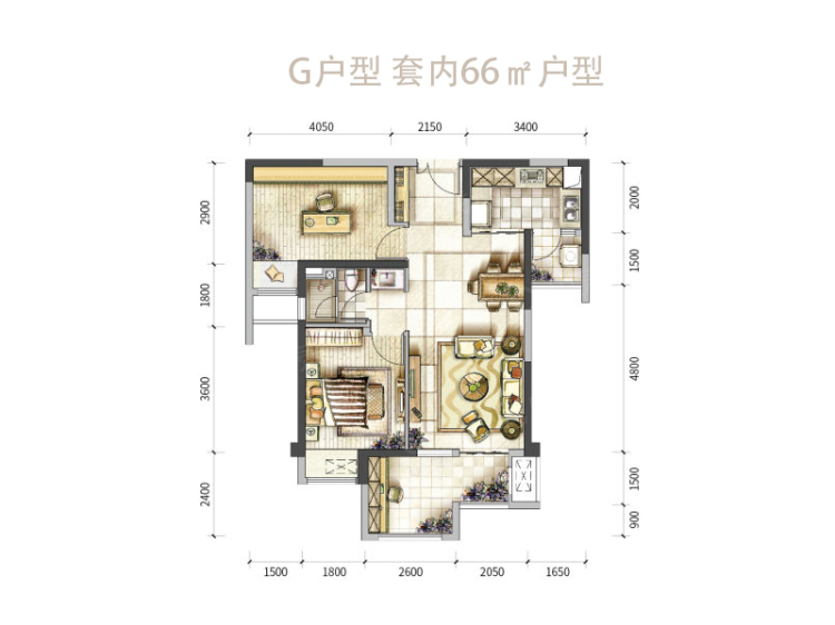 两江新宸森屿户型图图片