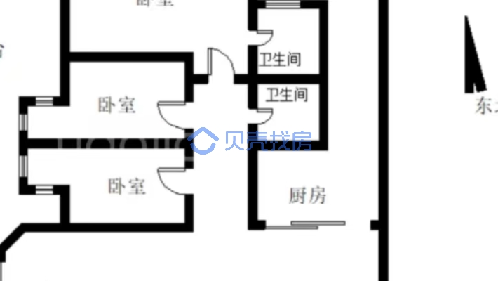 上江北 五粮液厂 和兴花苑 电梯房 电梯房 急售-户型图
