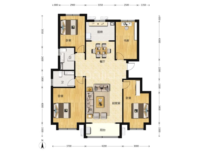 雅居乐·御宾府--建面 135m²