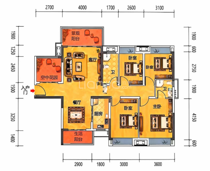 南江新城--建面 139.12m²