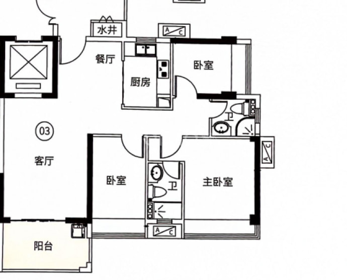 尚景西苑--建面 95m²