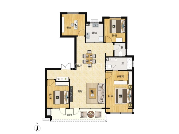 海通学府新苑--建面 142m²