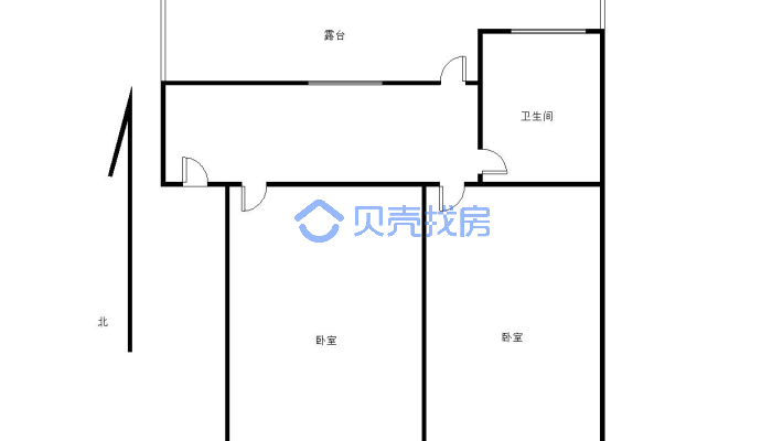 户型方正，主卧朝阳，还有一个大阳台，采光很好..-户型图