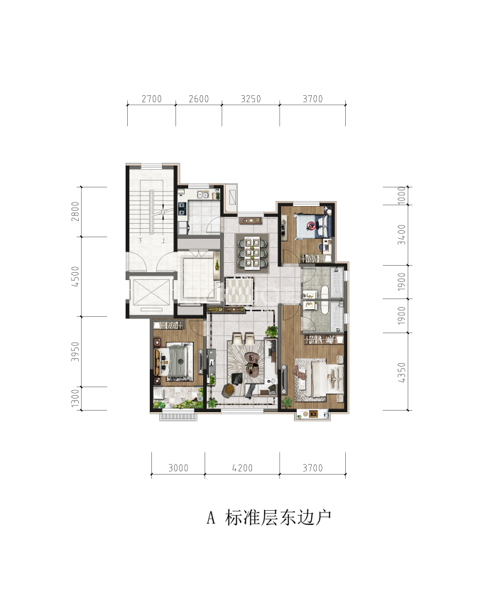 上和源境--建面 137m²