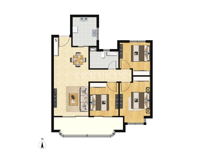 高科紫尧星院--建面 95m²