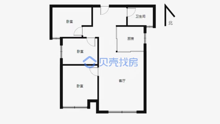 万科未来城 理想中的住宅 适合刚需 婚房-户型图