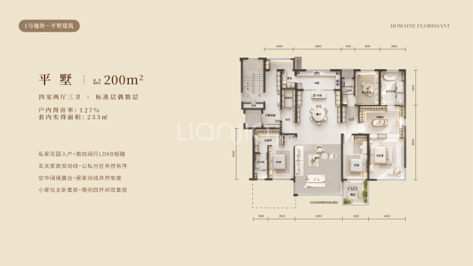 华润置地盛京潤璟--建面 200m²