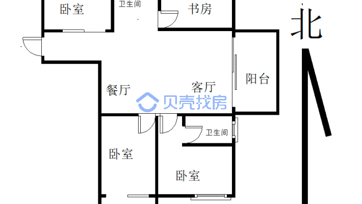 锦绣江南(海州) 3室2厅 东 南-户型图