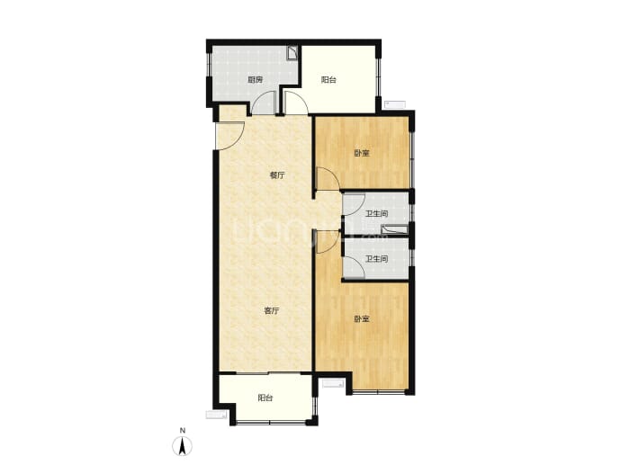 保利新汇城--建面 106m²