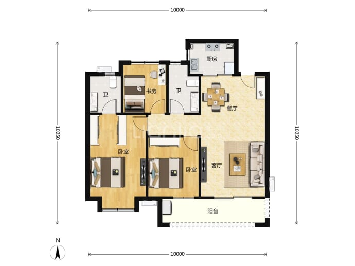 城投丰山府--建面 111m²