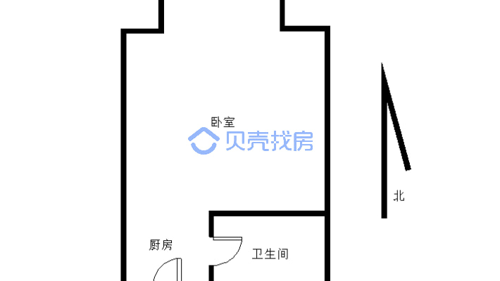 房子户型好，采光好，房子简单装修-户型图