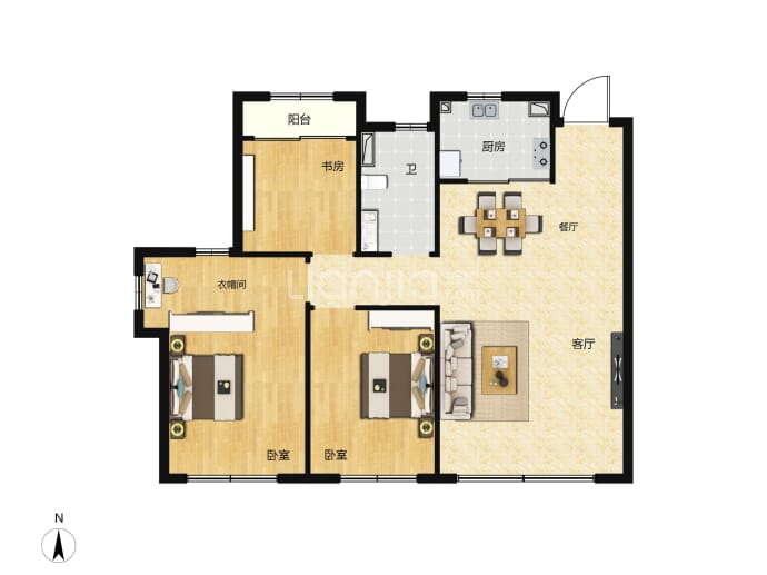 中车津浦智汇港--建面 110m²