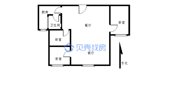 邦泰临港国际小三房出售 看房方便-户型图