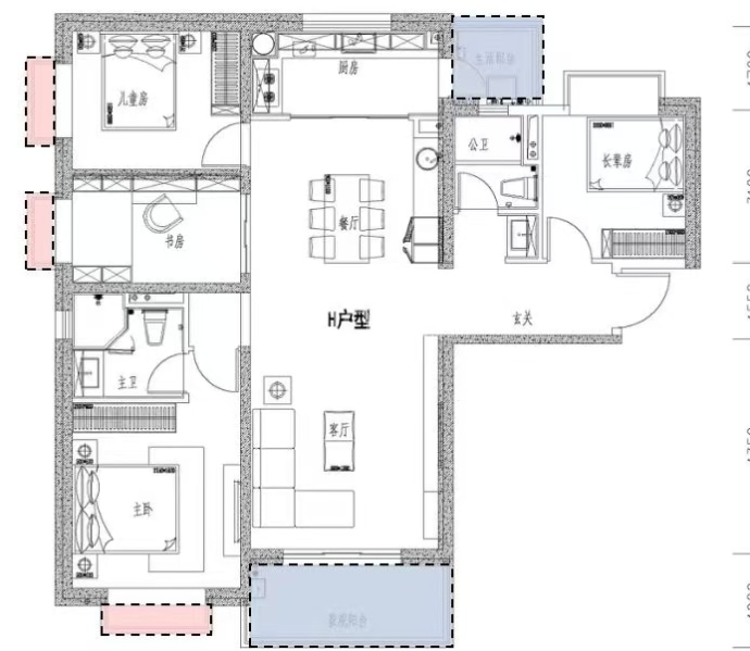 北科建春城大观--建面 143m²