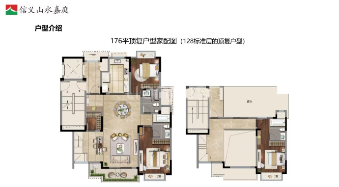 山水嘉庭--建面 176m²