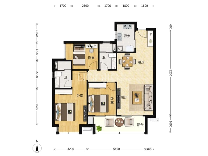 科学城时区--建面 95m²