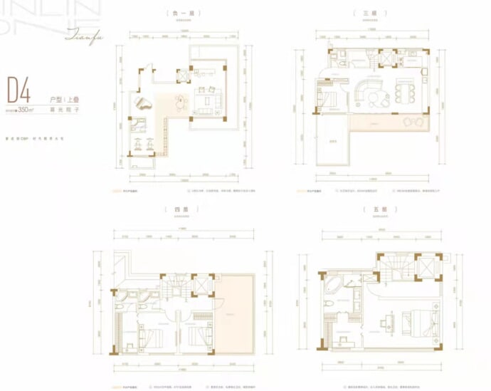 新希望天府锦麟壹品--建面 350m²