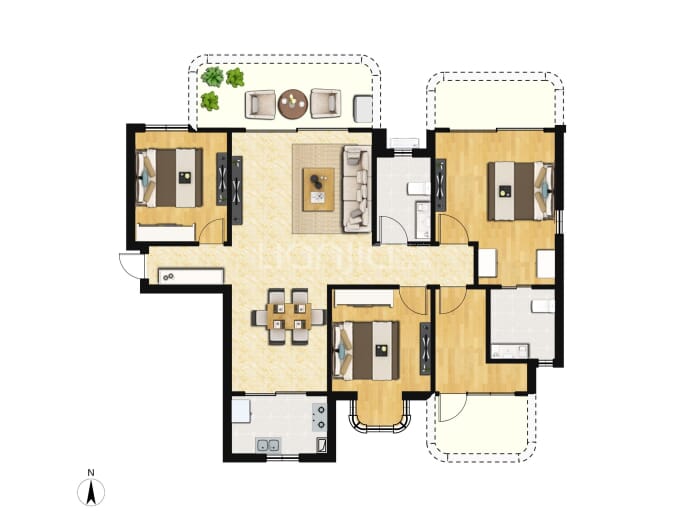 北投东境--建面 119m²