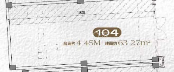 保利和光尘樾1室0厅0卫户型图