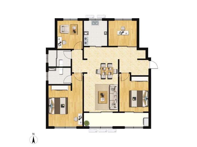 领海公馆--建面 129m²