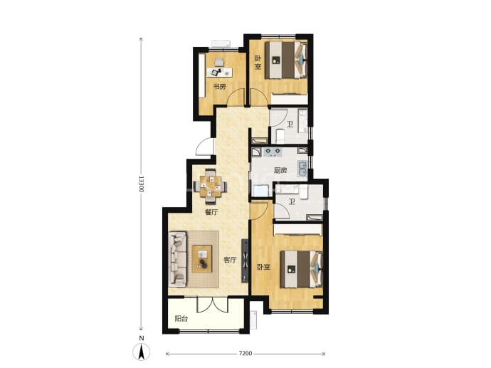 合景泰富天汇--建面 89m²