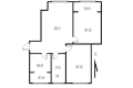 市政工程公司宿舍 2室2厅 南