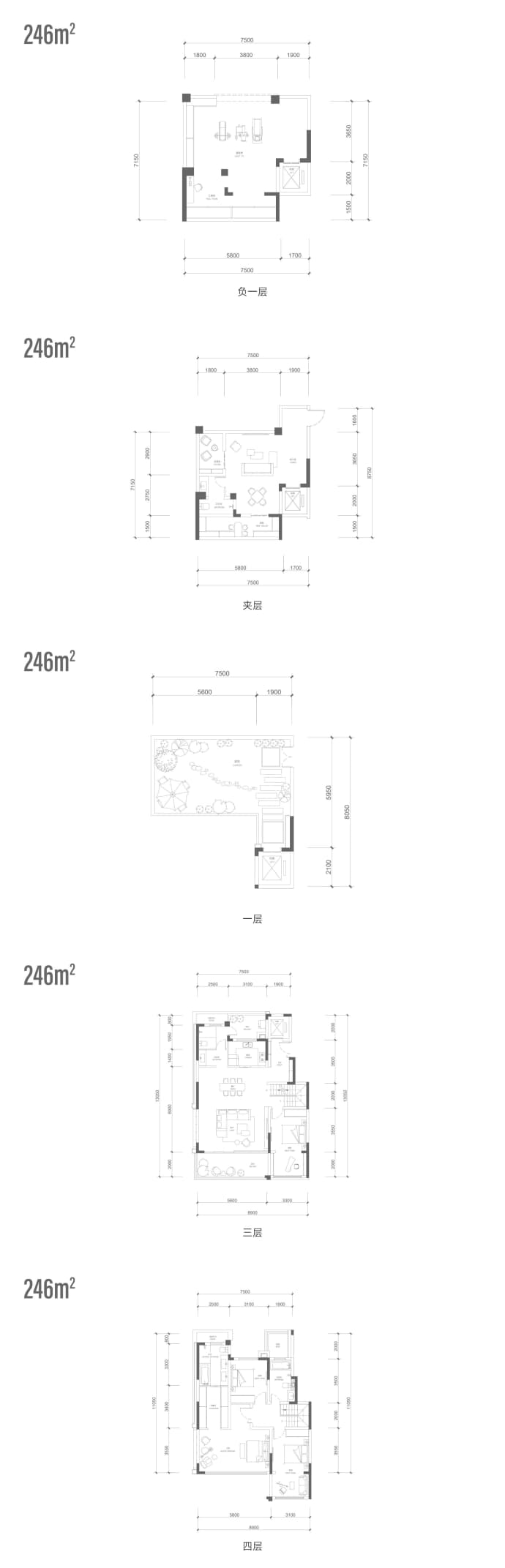 华兴滨江锦宸--建面 246m²