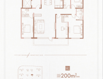 山海大象德济万家4室2厅3卫户型图