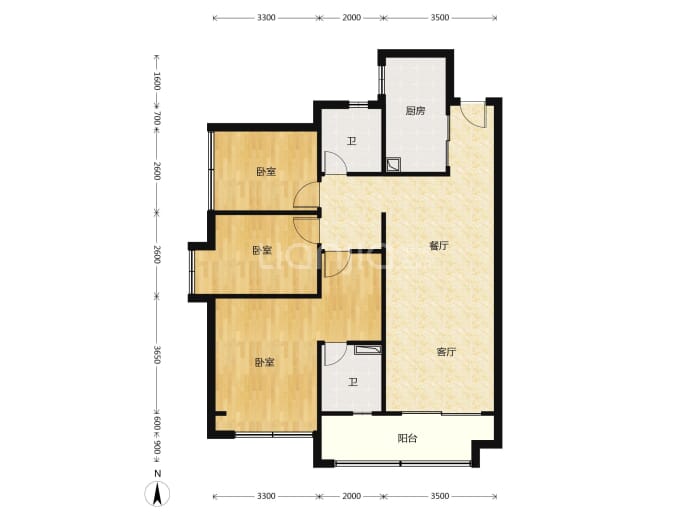 保利西山林语--建面 104m²