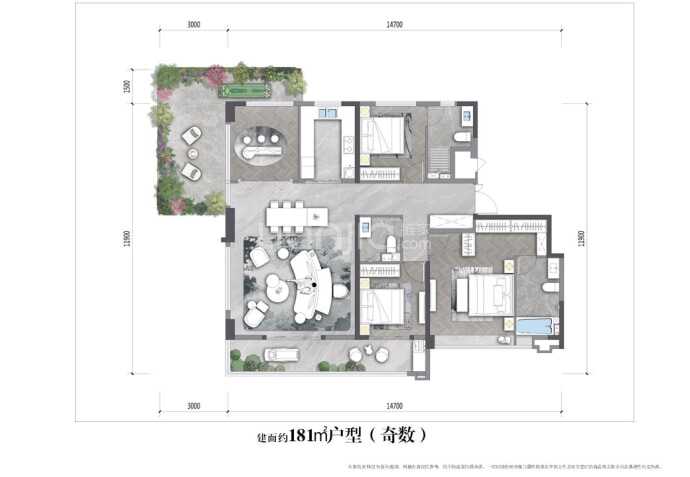 能建长誉府--建面 181m²