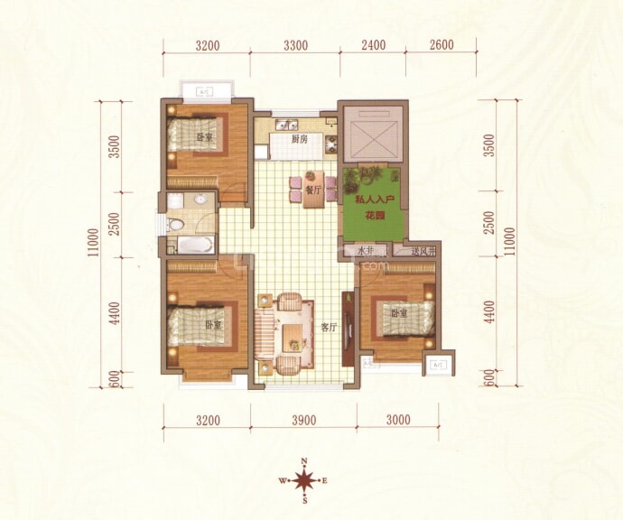 中慧新城--建面 106.63m²