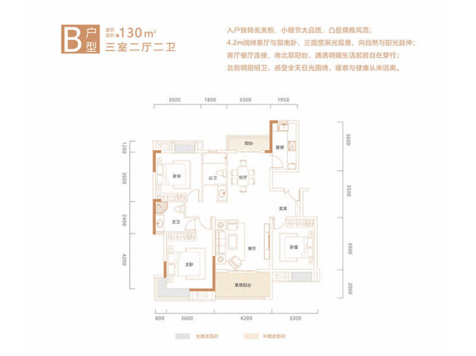 国投·车城湖景--建面 130m²