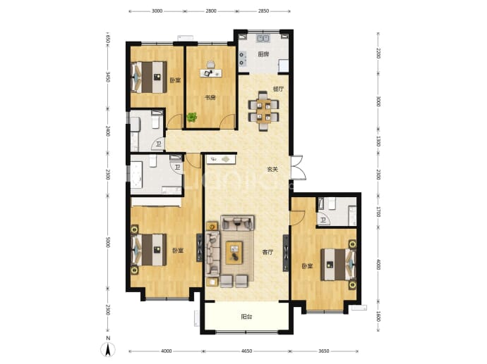 竞杰·常青藤--建面 189.06m²