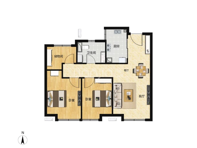 博屿海--建面 87m²