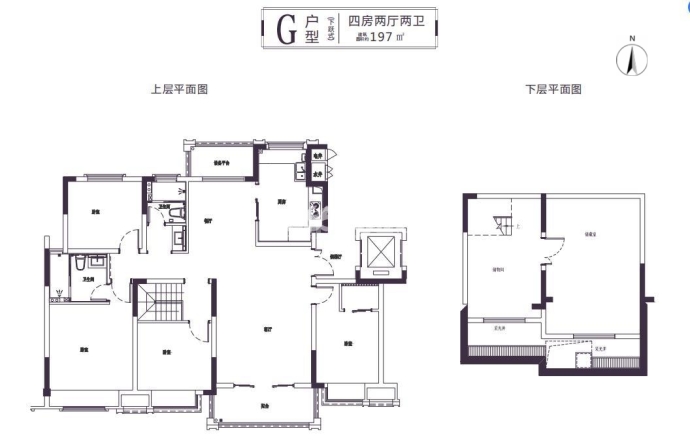 爱涛天禧明庭--建面 197m²