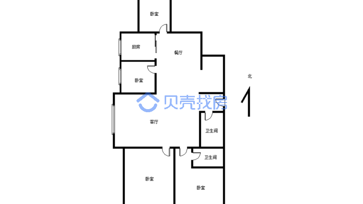 大平层，小区位置好，视野好，采光好-户型图