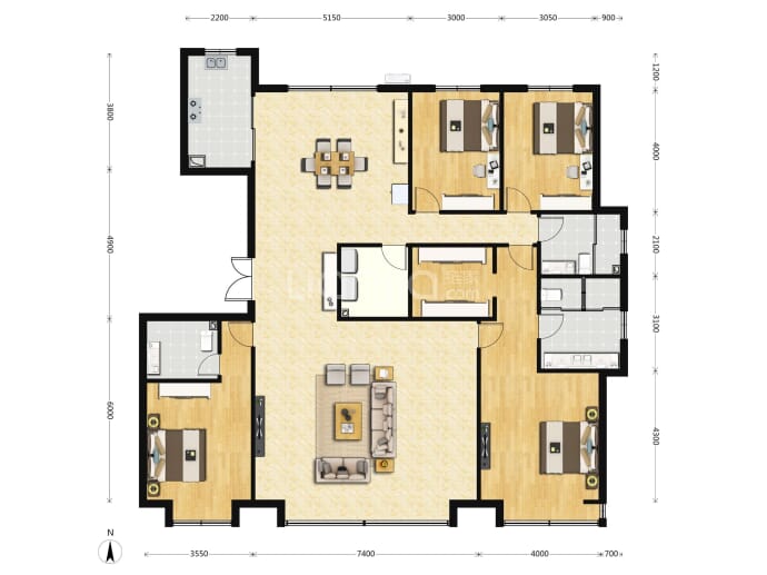 金融街武夷融御（三期）--建面 225m²