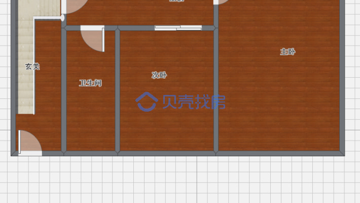 济美华睿园 电梯楼  精装小复式边户 随时看房-户型图