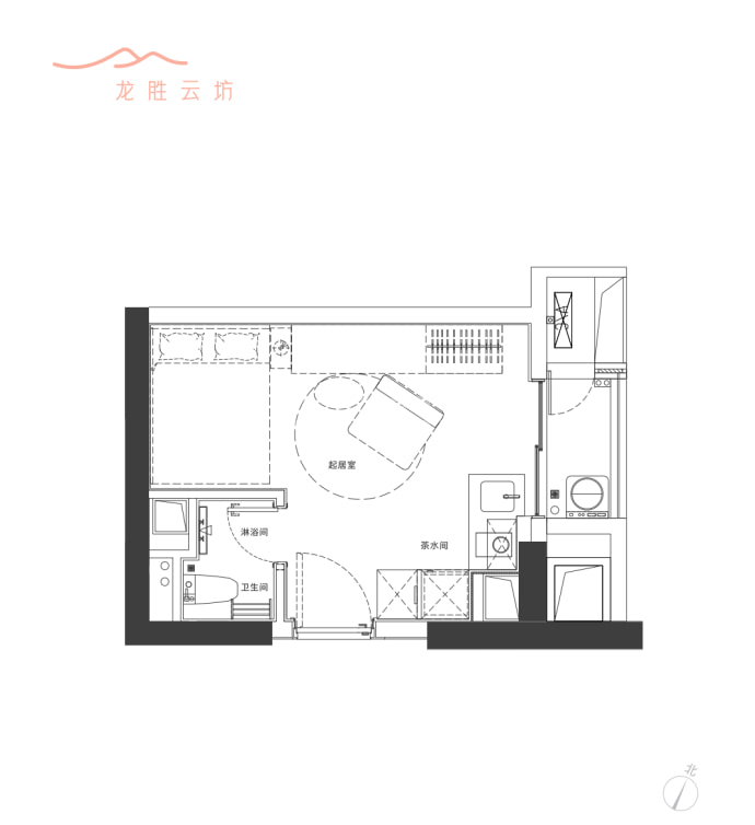 华侨城四海华亭--建面 32m²