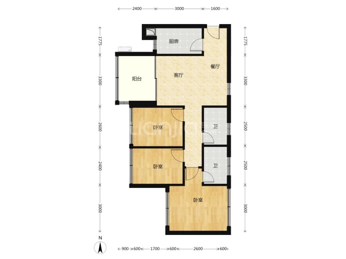 鸿荣源尚云--建面 82m²