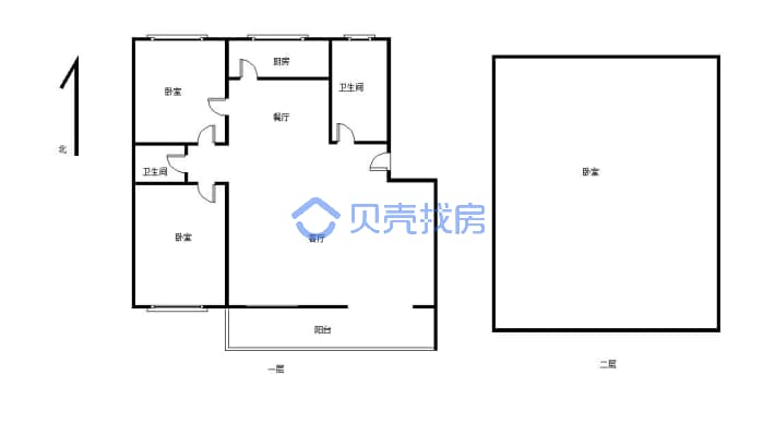 多层复式 中间层 采光好 出行方便 诚心出售-户型图