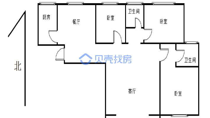 睿智时尚新天地，精装修，带地暖，诚心出售-户型图